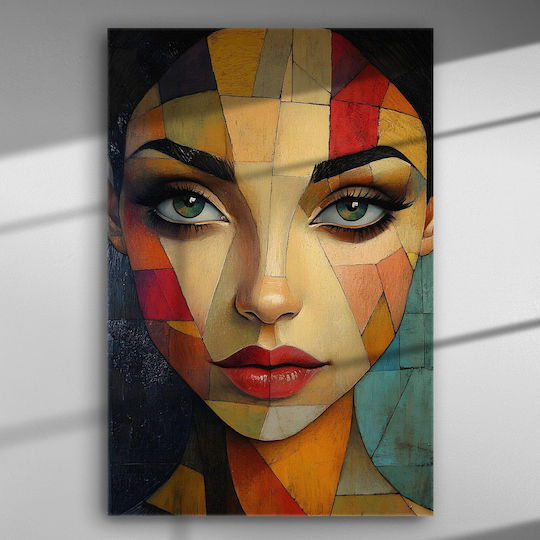 Abstract Portrait of Woman – Canvas Painting 150 X 100cm
