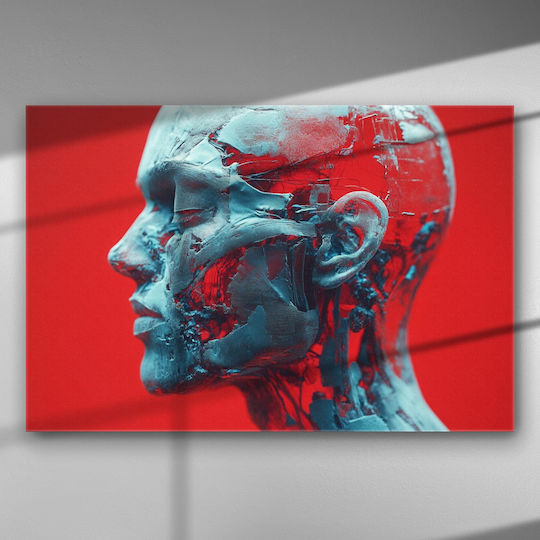 Modern Abstract Portrait – Canvas Painting 100 X 67cm