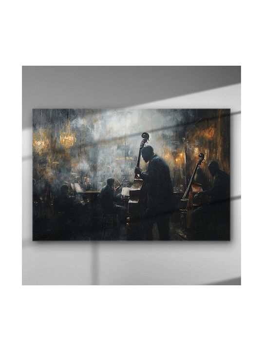 Μαγεία Τζαζ Σκηνής Πίνακας Καμβά-100 X 67cm