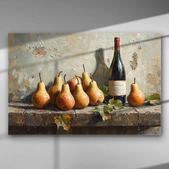 Herbstliche Harmonie – Gemälde auf Segeltuch 150 x 100 cm