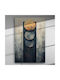 Metallic Light Triad Canvas Painting 67 X 45cm