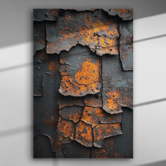 Abstract Rust Art – Canvas Painting 67 X 45cm