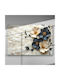 Soft Blossoms Embossed Background – Canvas Painting 67 X 45cm