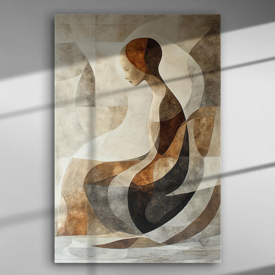 Αφηρημένη Σιλουέτα – Πίνακας Καμβά-67 X 45cm