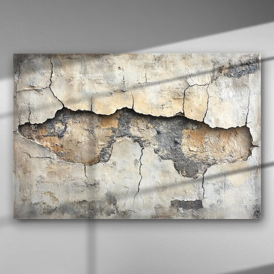 Abstract Art Cracks – Canvas Painting 150 X 100cm