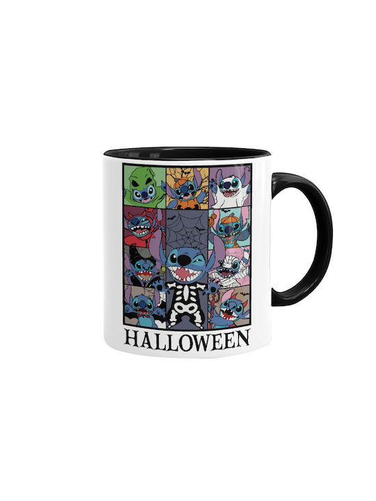 Koupakoupa Halloween Becher Keramik Schwarz 330ml