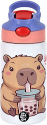 Koupakoupa Capybara Bubble Tea Capybara 350ml Ροζ