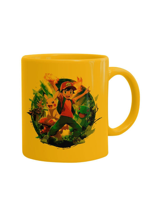 Koupakoupa Ash Ketchum & Pikachu Becher Keramik...