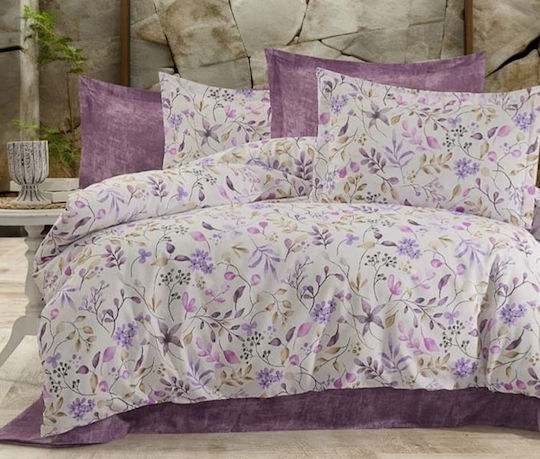 MayHome Σετ Σεντόνια Ημίδιπλα με Λάστιχο 120x200+25εκ. Floral (3τμχ)