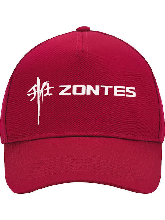 Zontes Adult Hat Ultimate Red 100% Cotton Drill...