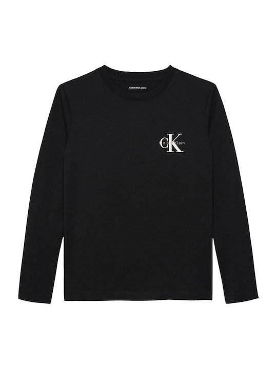 Calvin Klein Kids' Shirt Long Sleeve Black