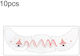 10 Pieces Pack Metallic Christmas Glitter Face Stickers Temporary Tattoos Freckles Kids Stage Makeup Accessories Costumes Party Qt-0245