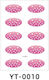 5 Sheets Pack Glitter Tattoo Stickers Eye Shadow Stickers High Shine Party Scene Makeup Halloween Yt-0010