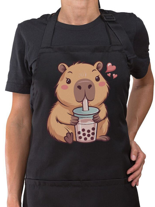 Koupakoupa Capybara Bubble Tea Küchenschürze Sc...