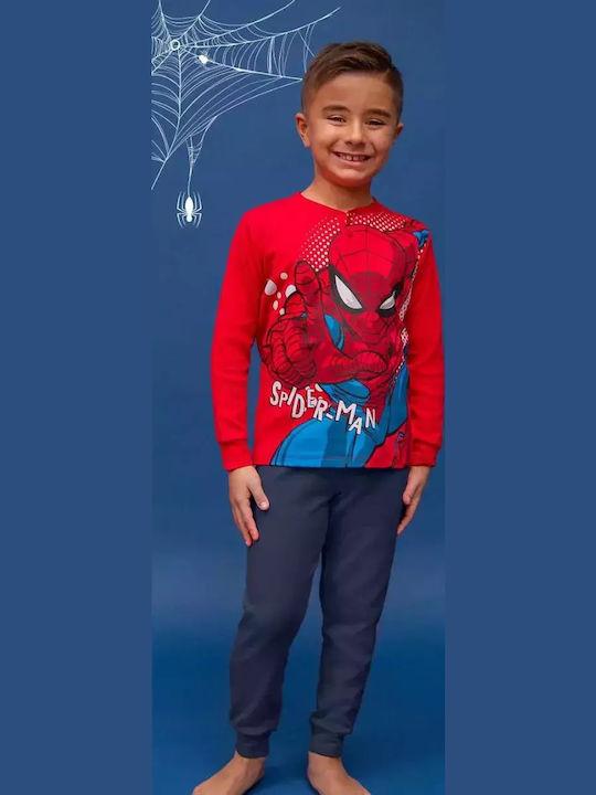 Sabor Kids' Pajamas Cotton Red