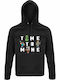 Kinder-Sweatshirt mit Kapuze Black Time To Mine, Minecraft