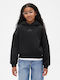 Fleece Kids Sweatshirt with Hood Black