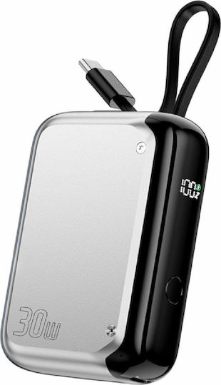 4Smarts Pocket Power Bank 10000mAh 30W με Θύρα USB-C Ασημί