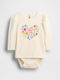 GAP Babystrampler Langärmliges Ivory Frost