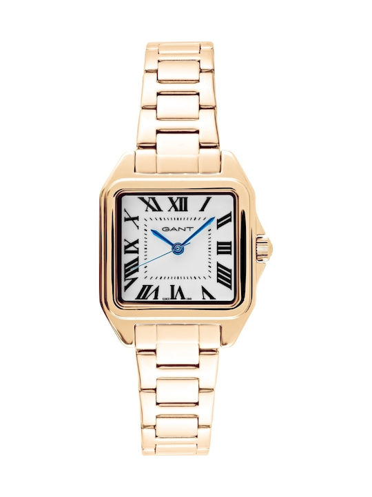 Gant Seneca Mid 3 Women's Watch with Pink Gold ...