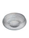 Hermia Glass Salad Bowl Transparent 26x26cm