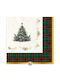 Set Weihnachtsservietten 16Stück