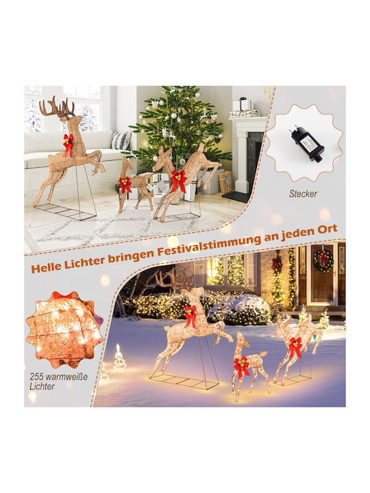 Costway Cake Stand with Reindeer Costway Cake Stand with Reindeer