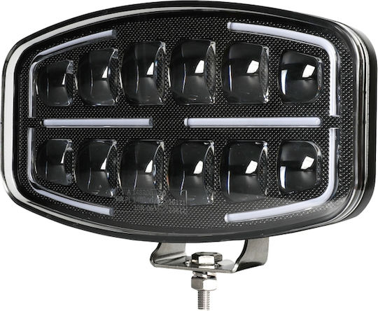 Кръглаς Фарове за кола LED Mitsubishi Вземане 10 - 30V 50W 24.5см с Бял осветление 1бр