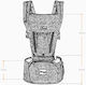 Tumama Kids Klassischer Tragesack Gray mit Maximalgewicht 15kg