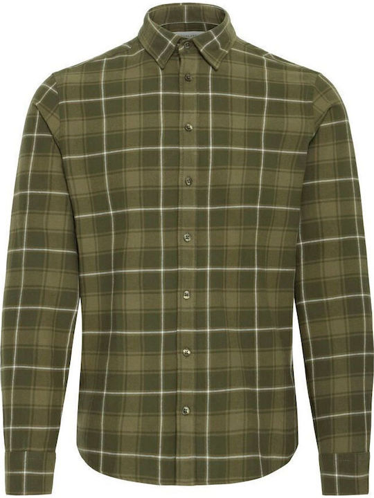 Long-sleeved Shirt Checked Sea Turtle - Green