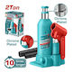 Total Hydraulic Bottle Jack with Lifting Capacity up to 37.2cm and Weight Capacity up to 3.9 Tons
