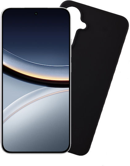 Volte-Tel Full Camera Protection Задна корица Силикон с Каишка Черен (Poco F7)