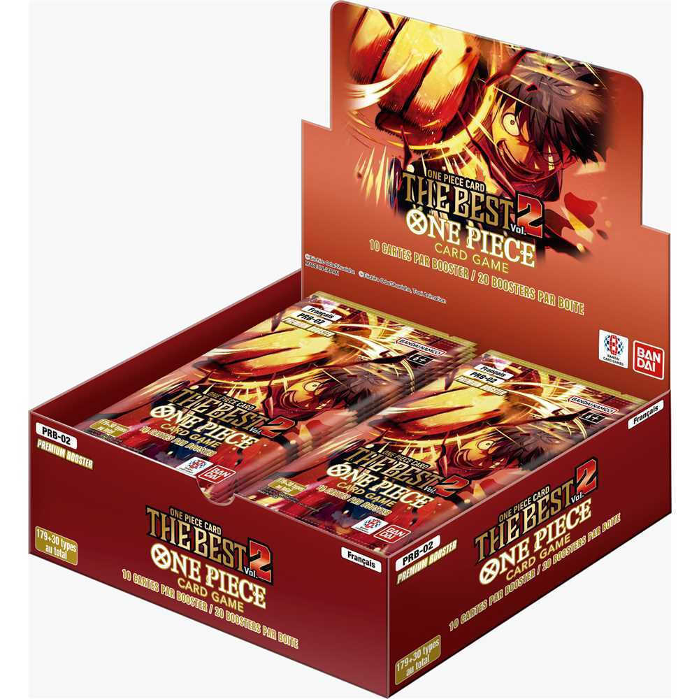 One Piece TCG Best Vol 2 Premium Booster Box 20 Packs PRB-02