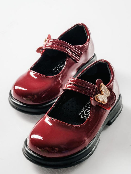 The Shoemart Παιδικές Μπαλαρίνες με Σκρατς Μπορντό