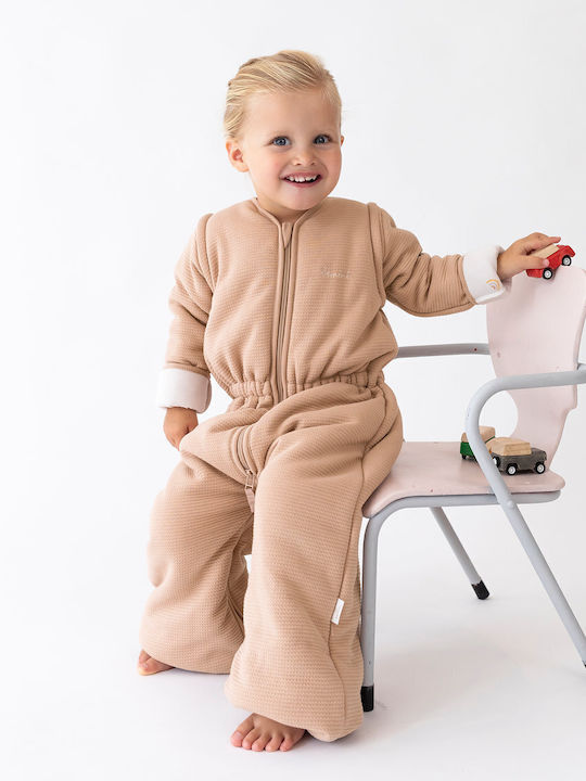 Bemini Winter Sleeping Bag with Feet Magic 2.5 Tog Beige