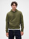 Sweatshirt with Hood Green