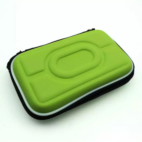 Hard Carry Case Gameboy Advance Gba Gameboy Color Gbc Storage Bag Green Oem New