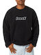 H Dot Polar Fleece Sweatshirt Black