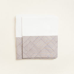 Beauty Home Set Tauföldecken Diagonale Linien W...