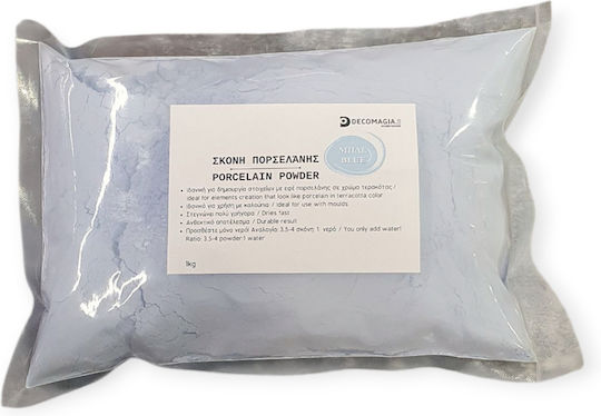 Porzellanpulver Gießen von Schablonen Blau 1kg