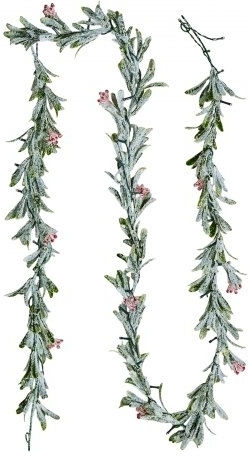 Vevor Lighted Christmas Garland Red 275x10cm 1pc