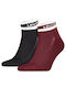 Levi's Men's Patterned Socks Red/black 2Pack