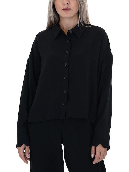 Moutaki Women's Long Sleeve Shirt Black