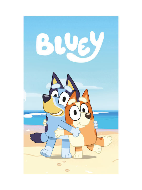 Bluey Κουβέρτα Fleece Blue 150x100εκ.