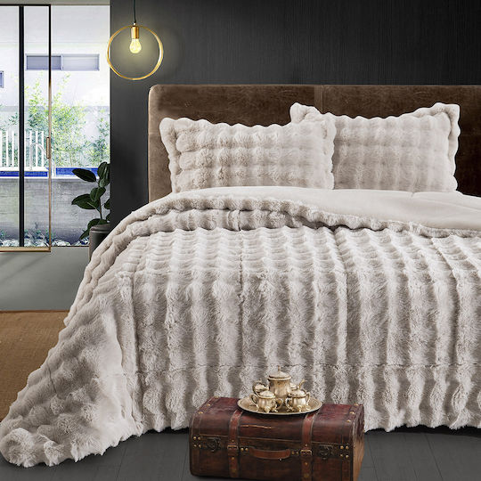 Beauty Home Husă de pătură Single 160x240cm Art 12663 Bej 400 g/mp²Gsm