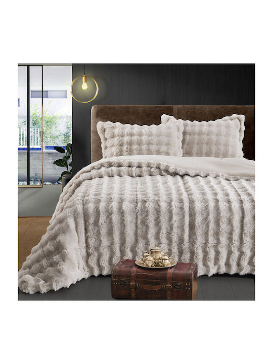 Beauty Home Duvet Cover Semi-Double 180x240cm Beige 12663PMHID 400 GSM