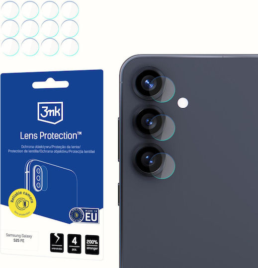 3MK Lens Protection Camera Protection Tempered Glass Transparent for the Samsung Galaxy S25 FE