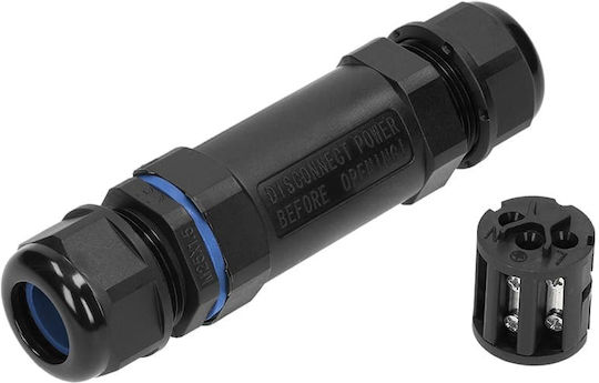 Redpoint 13603 Συνδεσμος Καλωδιων Ευθειας Στεγανος Ip68 Εως 3x6 Orno