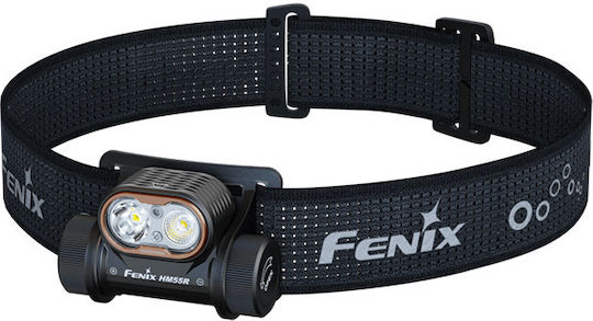Fenix Lumină de lucru și de sit, cu baterie Lanternă Frontală LED IP68 cu Luminozitate Maximă 1200lm Roșu