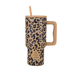Estia Straw Tumbler XL Save the Aegean 900ml Spotted Prowl